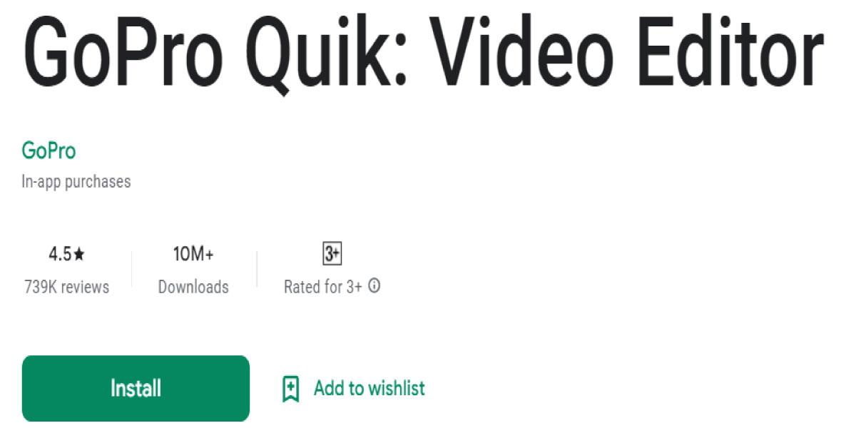 Gopro Quik Video Editor
