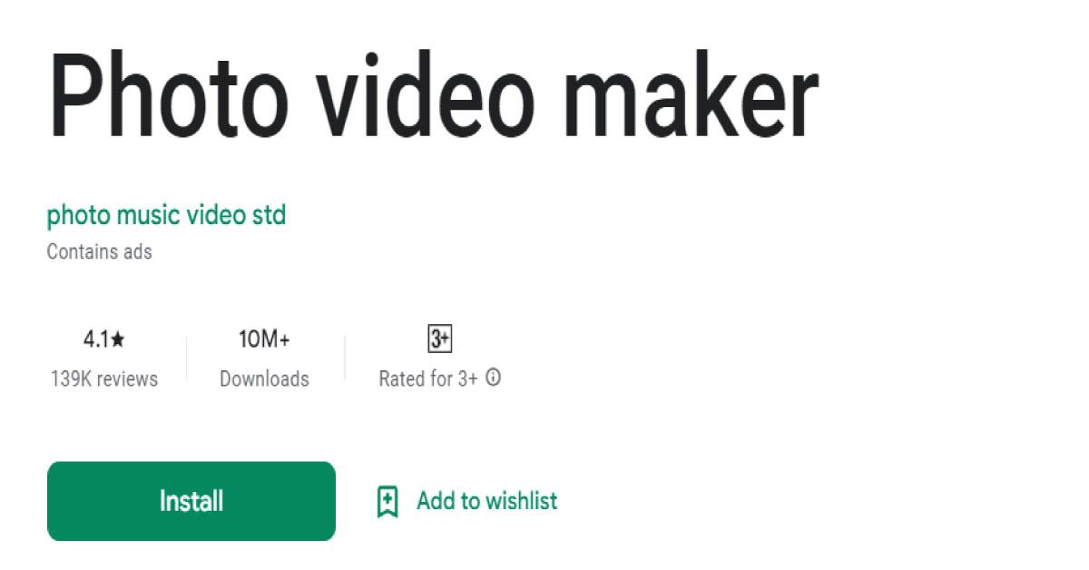 Photo Video Maker App