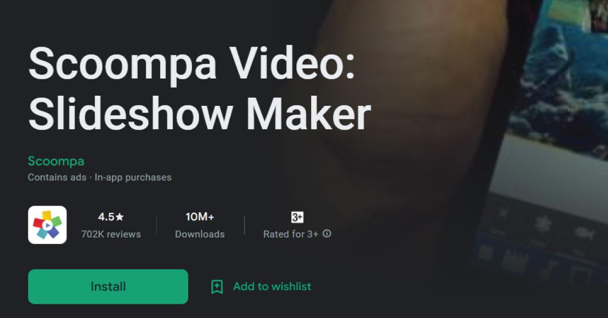 Scoompa Video Maker App