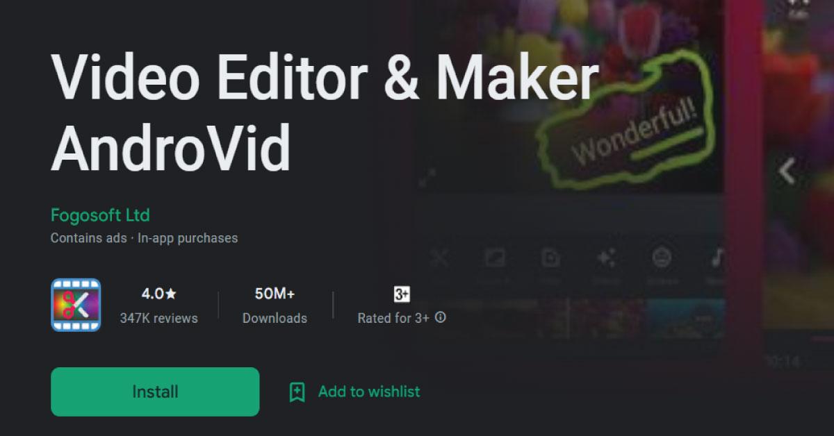 Video editor & Maker Androvid
